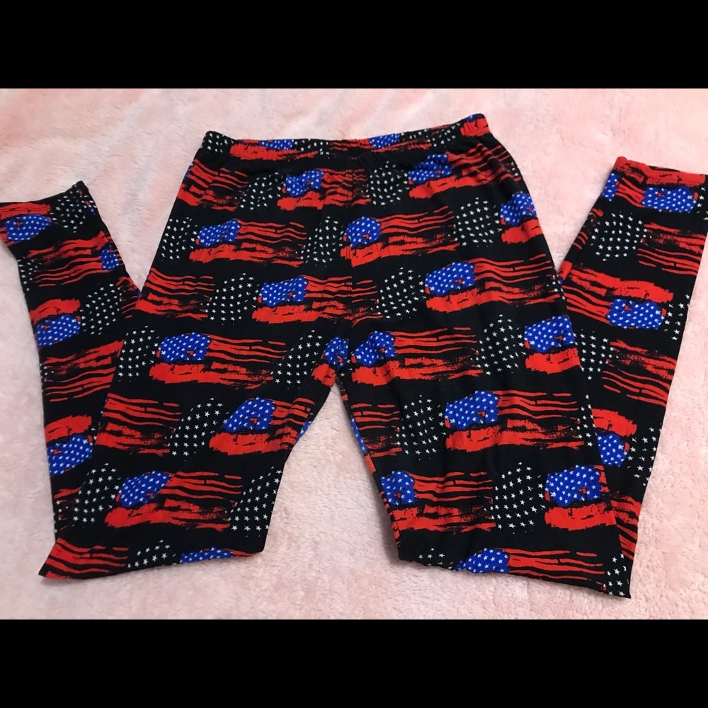 American flag leggings
